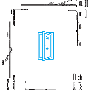 Схема повот-откид комплекта