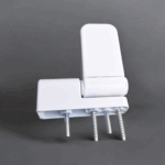 Регульована дверна петля Vorne, 17-20 мм, замак, біла