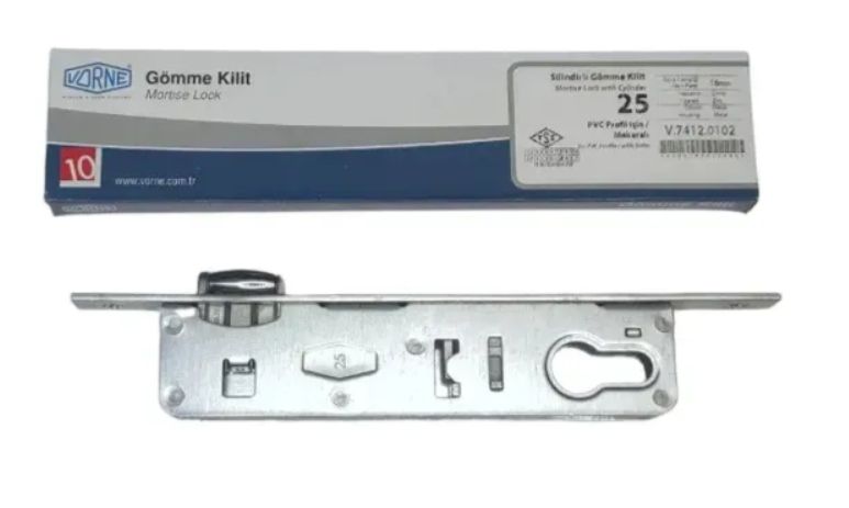 Врізний замок Vorne роликовий 25 мм